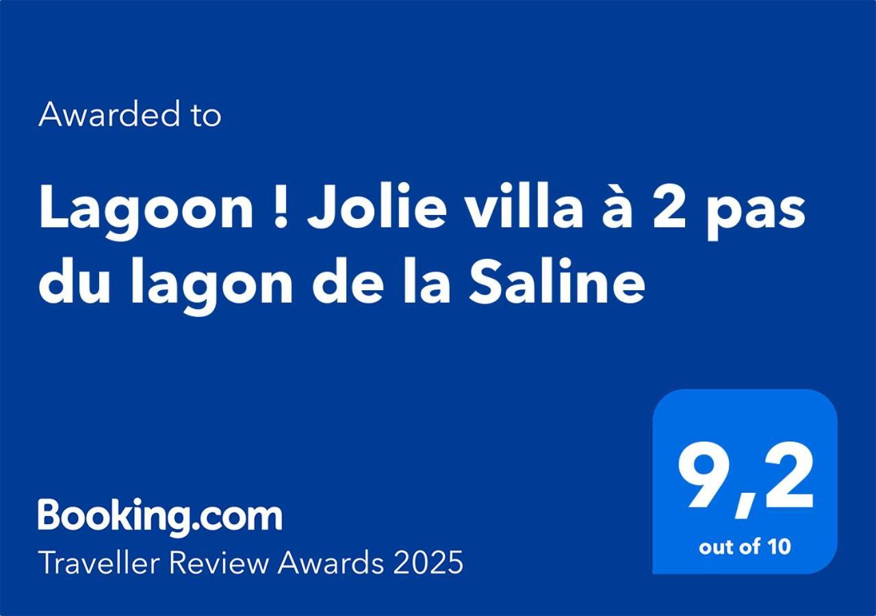 Lagoon ! Jolie Villa A 2 Pas Du Lagon De La Saline מראה חיצוני תמונה
